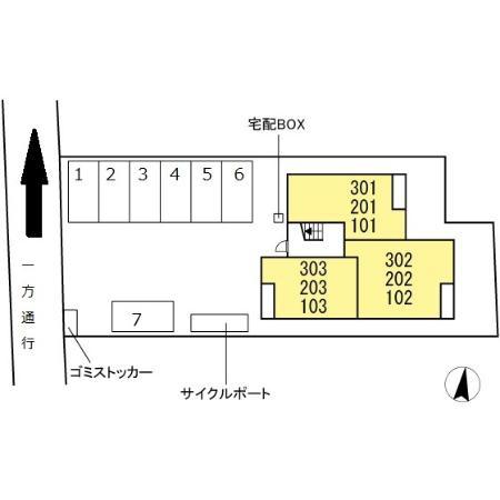 松江市南田町のアパート