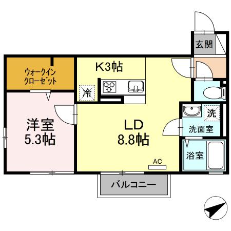 松江市矢田町のアパート