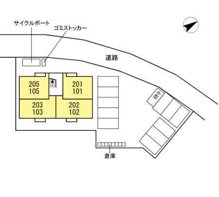 松江市矢田町のアパート