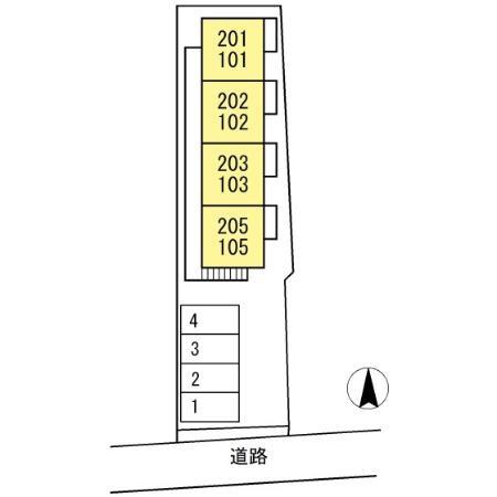 松江市南田町のアパート