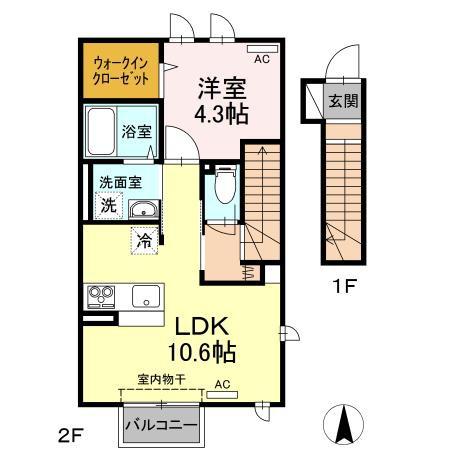 松江市東津田町のアパート