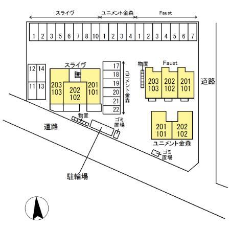 松江市東津田町のアパート