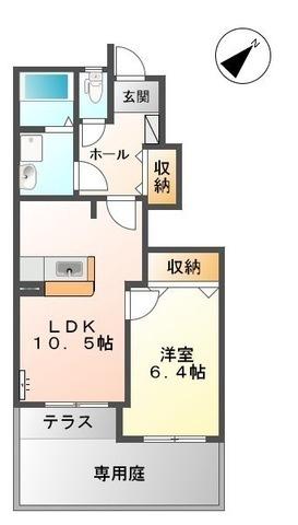 松江市東津田町のアパート