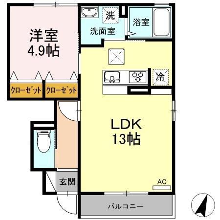 松江市奥谷町のアパート