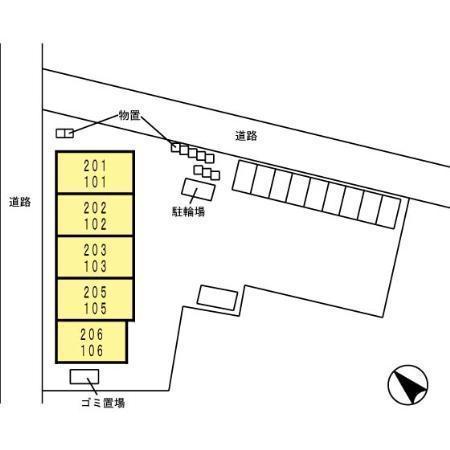 松江市浜乃木１丁目のアパート