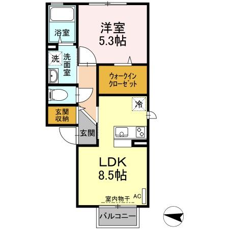 松江市浜乃木４丁目のアパート