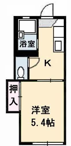 松江市北田町のアパート