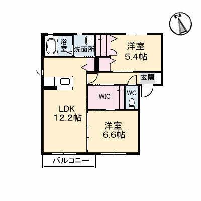松江市春日町のアパート