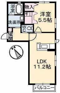 松江市東津田町のアパート