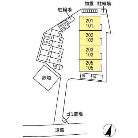 松江市西川津町のアパート