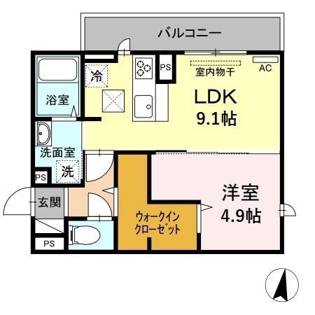 松江市津田町のアパート
