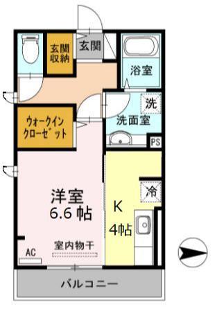 松江市殿町のアパート
