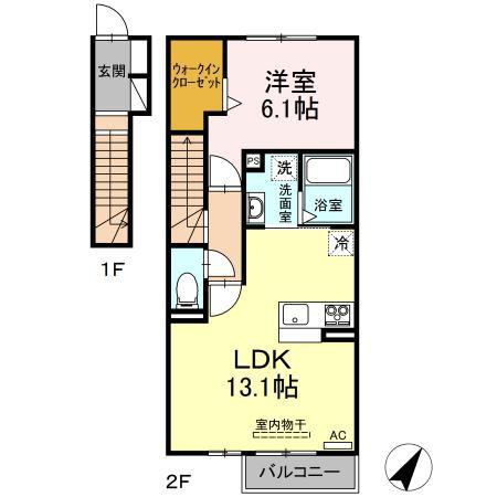 松江市浜佐田町のアパート