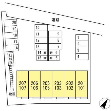 松江市浜佐田町のアパート