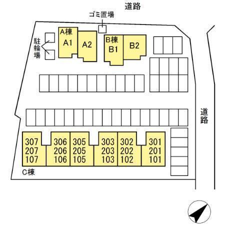 安来市黒井田町のアパート