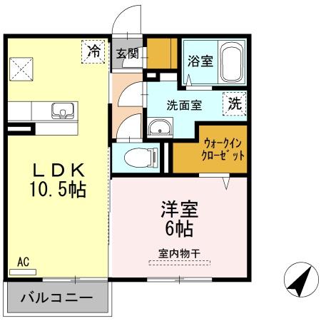 松江市黒田町のアパート