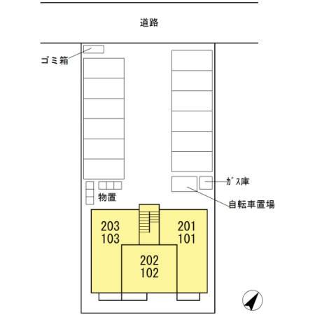 松江市黒田町のアパート