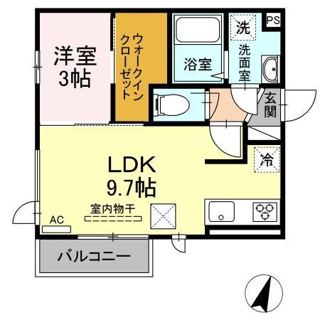 松江市奥谷町のアパート