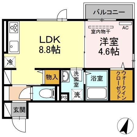 松江市奥谷町のアパート