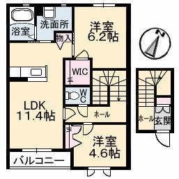 松江市比津町のアパート
