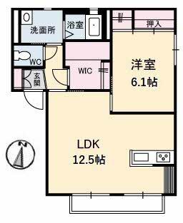 松江市乃木福富町のアパート