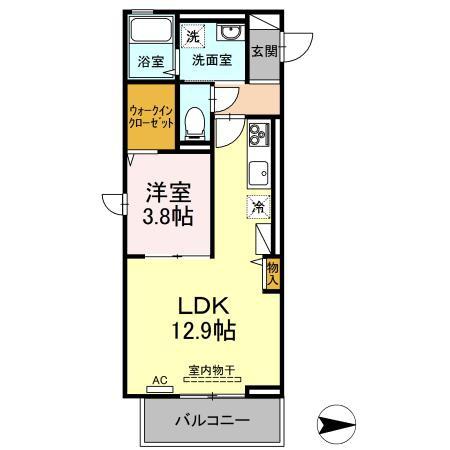 松江市北田町のアパート