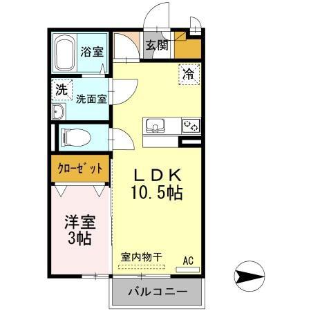 松江市黒田町のアパート