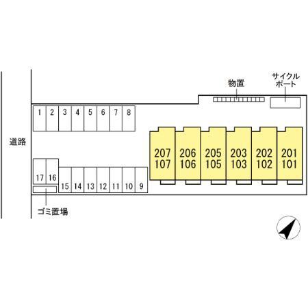 松江市上東川津町のアパート