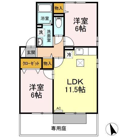 松江市東出雲町錦新町１丁目のアパート