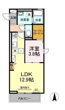 松江市西津田３丁目のアパート