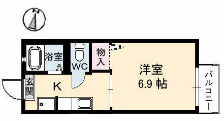 松江市西津田６丁目のアパート