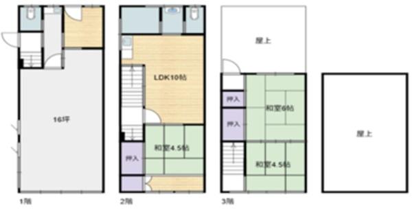 二階町店舗付住宅
