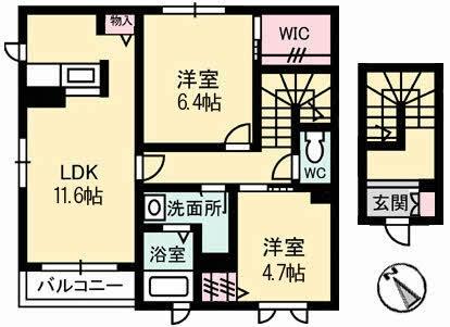 鳥取市古市のアパート
