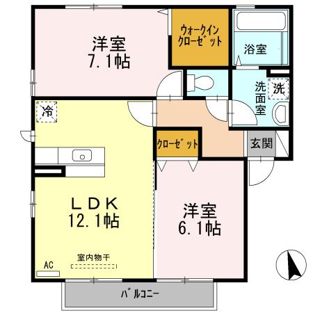 鳥取市古市のアパート
