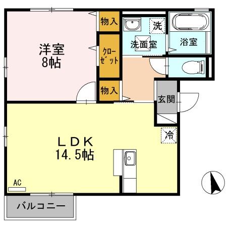 リビングタウン湖山　A