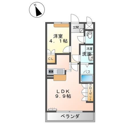 倉吉市清谷町１丁目のアパート