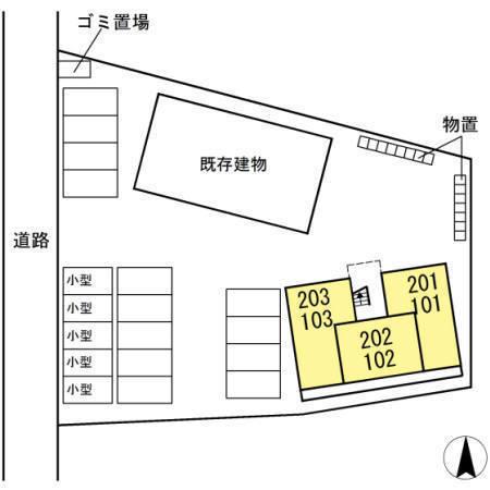 鳥取市布勢のアパート