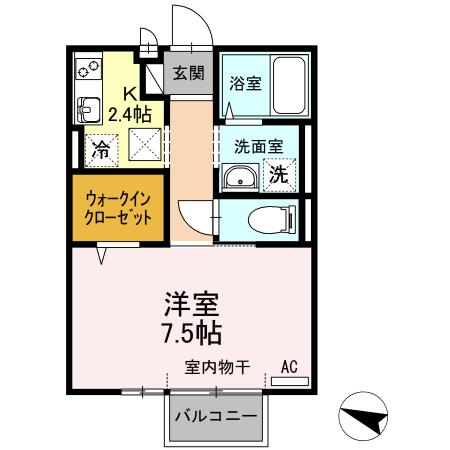 鳥取市若葉台南１丁目のアパート