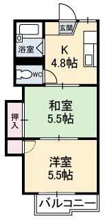 鳥取市松並町２丁目のアパート