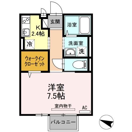 鳥取市若葉台南１丁目のアパート