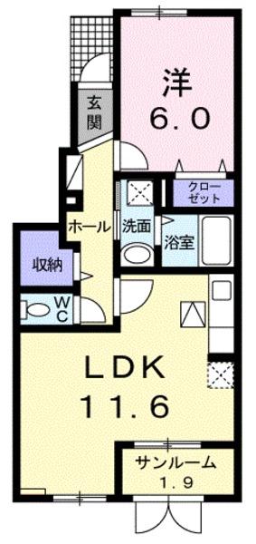 鳥取市大覚寺のアパート