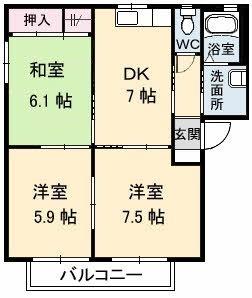 フレスコＫ　Ｂ棟
