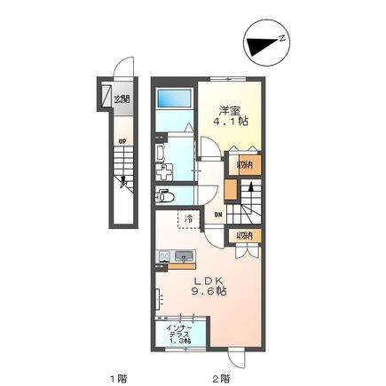 倉吉市清谷町１丁目のアパート