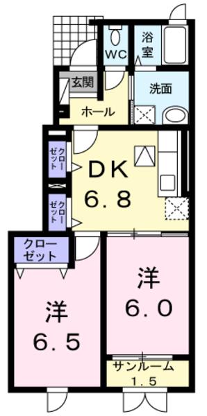 鳥取市秋里のアパート