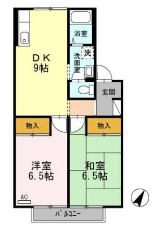 ハイツ　オーク　A棟