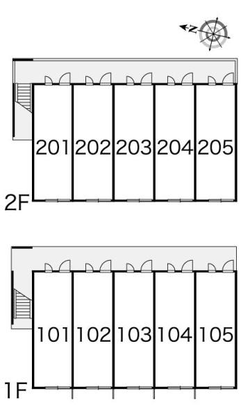 レオパレスファミリー(現地案内図)