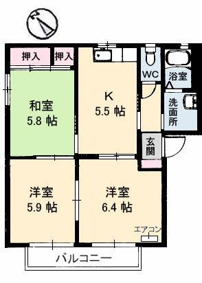グリーン・ヴィラ　Ａ棟