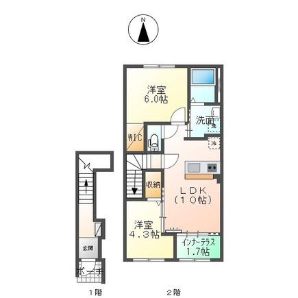 倉吉市福守町のアパート