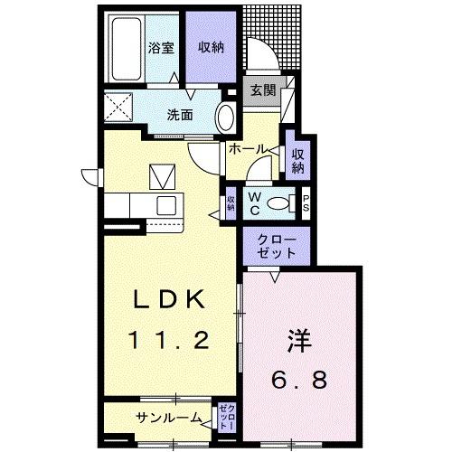 鳥取市福部町湯山のアパート