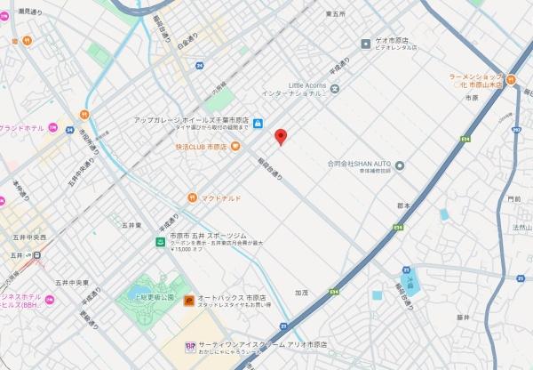 西野谷ハイツ(現地案内図)